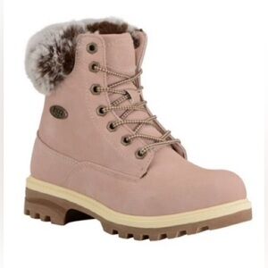 NWT Lugz Lt Pink Women's Parker Faux Fur Boots